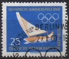 ALLEMAGNE (RDA) N 465 o Y&T 1960 Jeux olympiques d'hiver et d't (rgates)