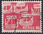 Norvge 1969 Oblitr Used Bateaux Vikings des Pays Nordiques SU