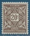 Guine Taxe N19 20c neuf sans gomme