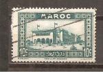 Maroc - Protectorat franais N Yvert  132 (oblitr) (avec papier)