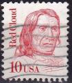 -U.A./U.S.A. 1987 -1987 - Nuage Rouge, chef indien/Red Cloud- YT 1771/Sc 2175 
