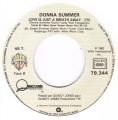 SP 45 RPM (7")  Donna Summer  "  State of independence  "