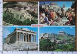 CP Grce - Acropolis Athnes le Parthnon multivues (crite)