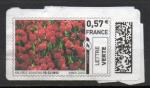 France Oblitr Montimbrenligne0,57 Lettre verte Tulipe