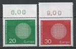 Allemagne - 1970 - Yt n 483/84 - N** - EUROPA
