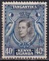 kenia ouganda  tanganyika - n° 87  obliteré - 1952