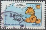 2008 4275 Adhsif 198 oblitr ROND Sourires Le chat Garfield
