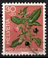 Suisse 1974; Y&T n 973, 30c + 20, plante,  Belladone,  Pro Juventute