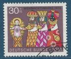 Allemagne N°598 Noël 1972 Les Rois Mages oblitéré