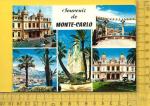 CPM  MONACO : Souvenir de Monte-Carlo, 5 vues
