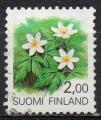 FINLANDE N 1066 o Y&T 1990 Fleurs (Anmone blanche)