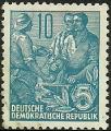 Alemania (RDA) 1955.- Plan Quinquenal. Y&T 190**. Scott 227**. Michel 453XI**.