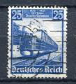 Timbre Allemagne Empire 1935  Obl  N 541  Y&T  Train