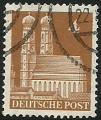 Alemania 1948-51.- Monumentos. Y&T 42A. Scott 635a. Michel 74eg.