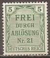 allemagne (empire) - service n 3  neuf/ch - 1903