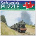 Carte Postale Puzzle France - Rail, locomotive  vapeur