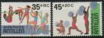 Antilles nerlandaise : n 674 et 675 xx neuf sans trace de charnire anne 1983