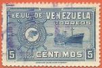 Venezuela 1948-50- Flota Mercante. Y&T 281. Scott 413. Michel 504.