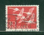 Danemark 1956 Y&T 372 oblitr oiseaux