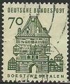Alemania 1964-65.- Edificios Histricos. Y&T 327A. Scott 911. Michel 460.