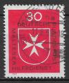 Allemagne - 1969 - Yt n 460 - Ob - Service de secours de l'Ordre de Malte