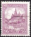 HONGRIE - 1928/31 - Yt n 412 - Ob - Cathdrale Saint Mathias 16 fi violet