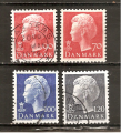 Danemark N Yvert 568, 570/72 (oblitr) 