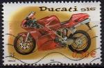3516 - Moto Ducati - oblitr - anne 2002