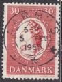 DANEMARK N 352 de 1954 oblitr 