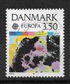 Danemark N 1004 europa l'Europe et l'espace1991