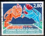 France Oblitr Yvert N2871 Tunnel sous la Manche 1994