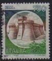 Italie 1990 - Chteau/Castle: forteresse/rocca d'Urbisaglia, obl - YT 1891 