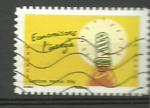France timbre oblitr anne 2014 Ecogestes "Economisons l'Energie"