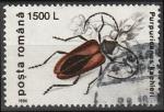 Timbre oblitr n 4318(Yvert) Roumanie 1996 - Insecte, scarabe