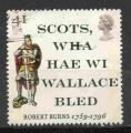 Grande Bretagne Yvert N1849 Oblitr 1996 Sir William WALLACE