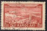 Maroc (Prot.Fr) Avion Obl Yv: 36 (cachet rond) Mi:119