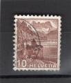 Timbre Suisse Oblitr / Cachet Rond / 1939 / Y&T N348. 