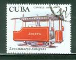 Cuba 1980 Y&T 2216 oblitr Locomotive d'inspection
