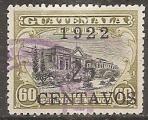 guatemala - n 184  obliter - 1922 (petite coupure)