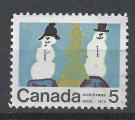 CANADA - 1970 - Yt n 440 - Ob - Nol ; bonhommes de neige