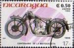 Nicaragua 1985 - Centenaire de la motocyclette, FN 1928, Cs 0.50 - YT 1368 