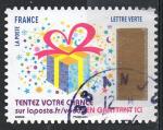 France 2017; Y&T n aa1490; LV 20g, paquet cadeau, timbre  gratter