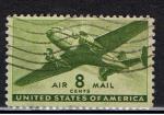 Etats-Unis / 1941-44 / Poste arienne / YT PA n 27, oblitr