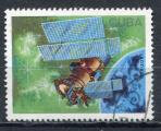 Timbre  CUBA  1988  Obl  N  2840   Y&T   Espace Engins Spatiaux Satellites