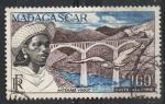 Madagascar 1954; Y&T n PA 75; 100F, Viaduc d'Antsirab