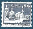 Allemagne de l'Est N1511 Rostock - Warnemunde oblitr