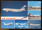 CPM neuve Aviation AIR CHARTER Flotte utilise par Air Charter filiale d'Air France et d'Air Inter