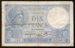 FRANCE Billet de 10 Francs Minerve 1940
