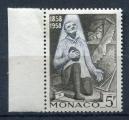 Timbre de MONACO  1958  Neuf *  N 495  ( bord de feuille ) Y&T  
