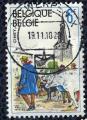 Belgique 1979 Oblitr rond Used Vaches  Ciney devant le clocher de l'glise